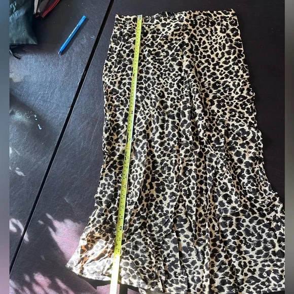 Anthropologie Animal Print Midi Skirt - Picture 2 of 5